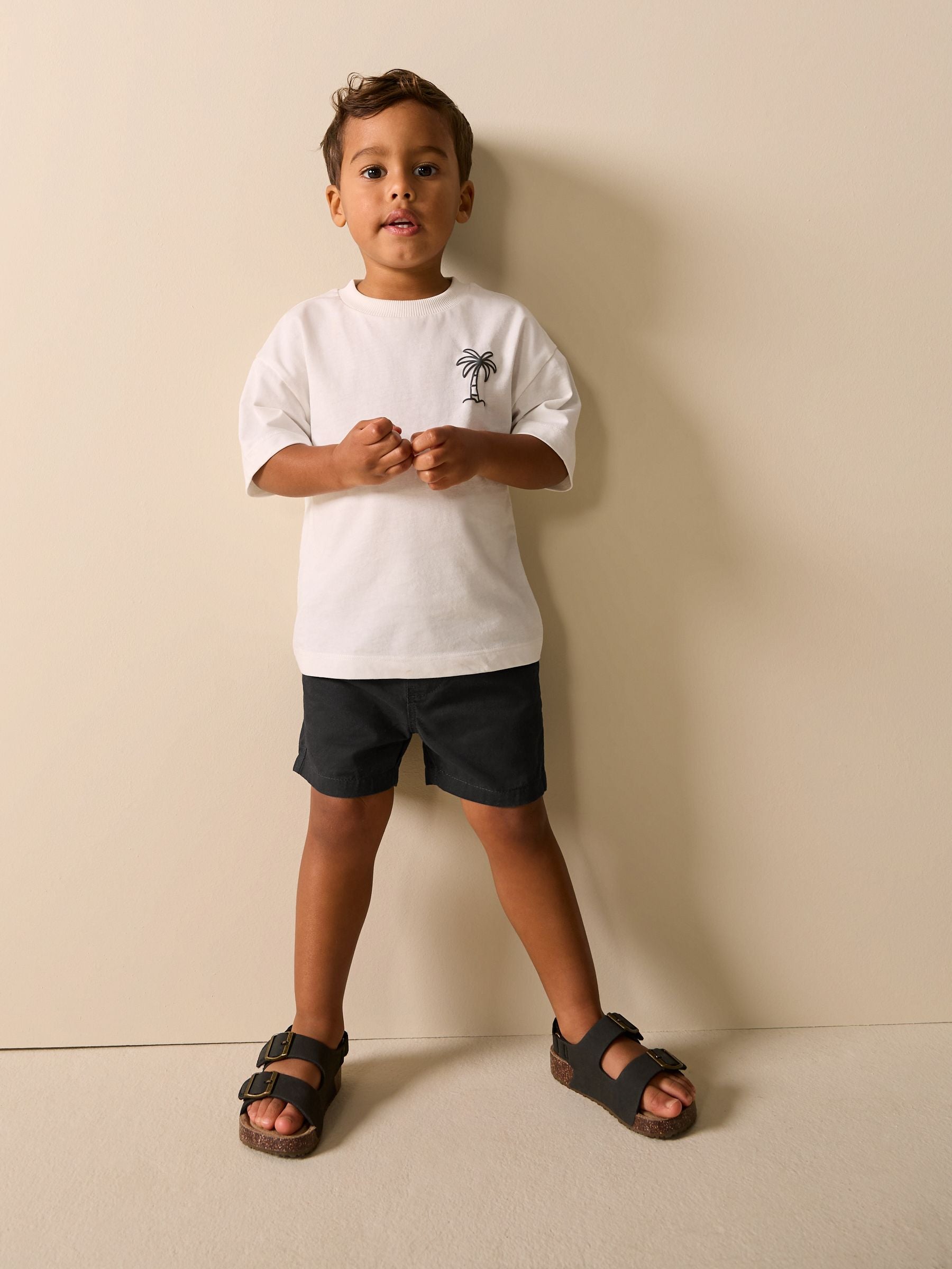 Dsiney Kidz - Black Pull On Shorts (3mths-7yrs) image 2