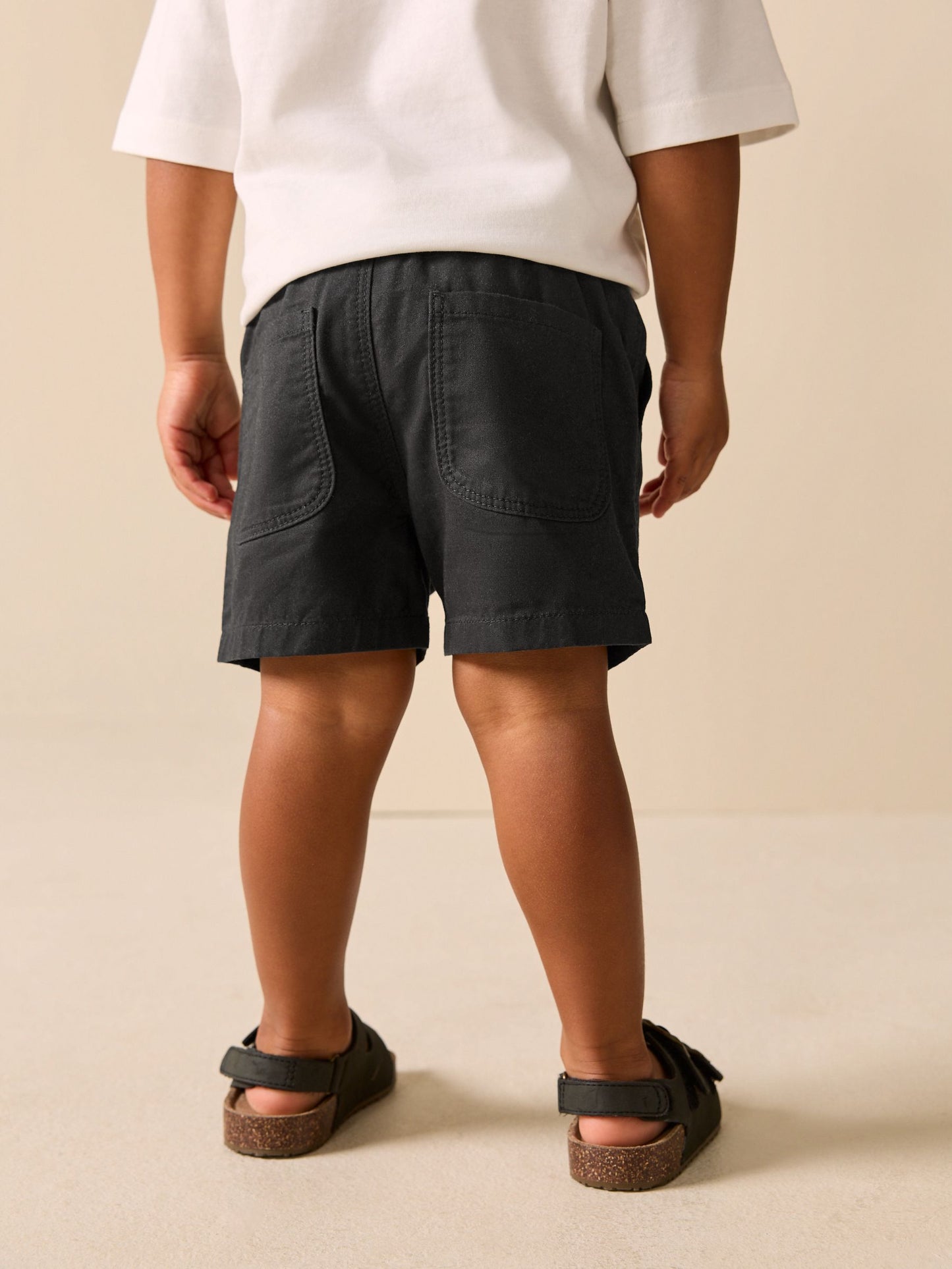 Dsiney Kidz - Black Pull On Shorts (3mths-7yrs) image 3