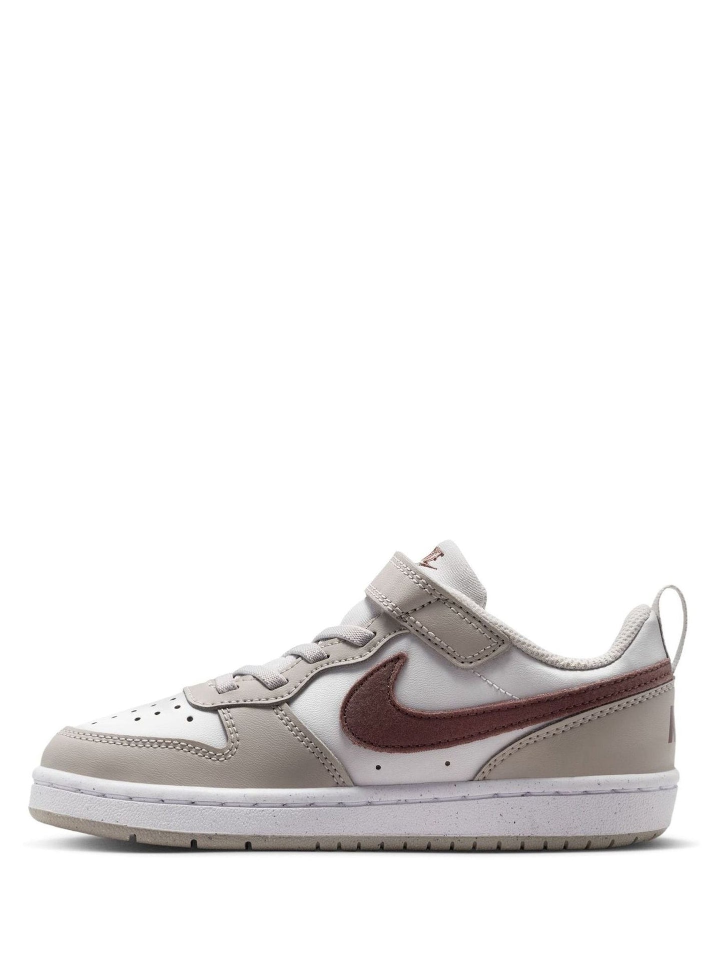 Nike Neutral/Brown Junior Court Borough Low Recraft Trainers image 2
