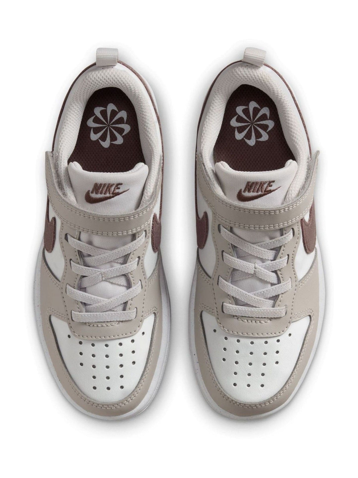 Nike Neutral/Brown Junior Court Borough Low Recraft Trainers image 5
