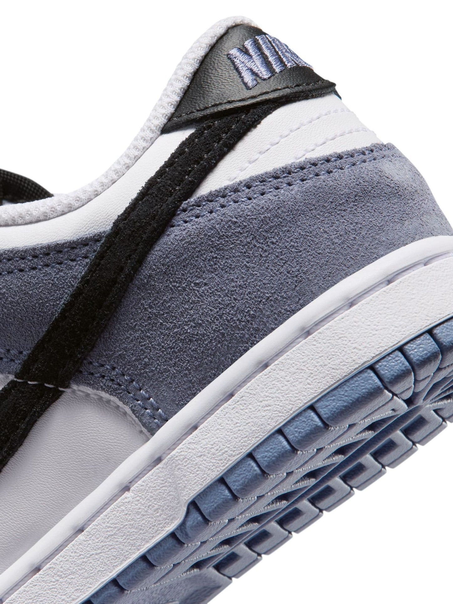 Nike Black/White/Purple Junior Dunk Low Trainers image 10