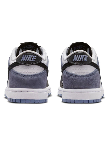 Nike Black/White/Purple Junior Dunk Low Trainers image 6