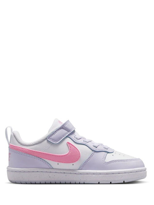 Nike Grey/Pink Rise Junior Court Borough Low Recraft Trainers image 1