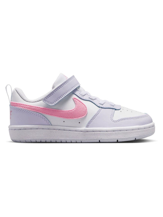 Nike Grey/Pink Rise Junior Court Borough Low Recraft Trainers image 1
