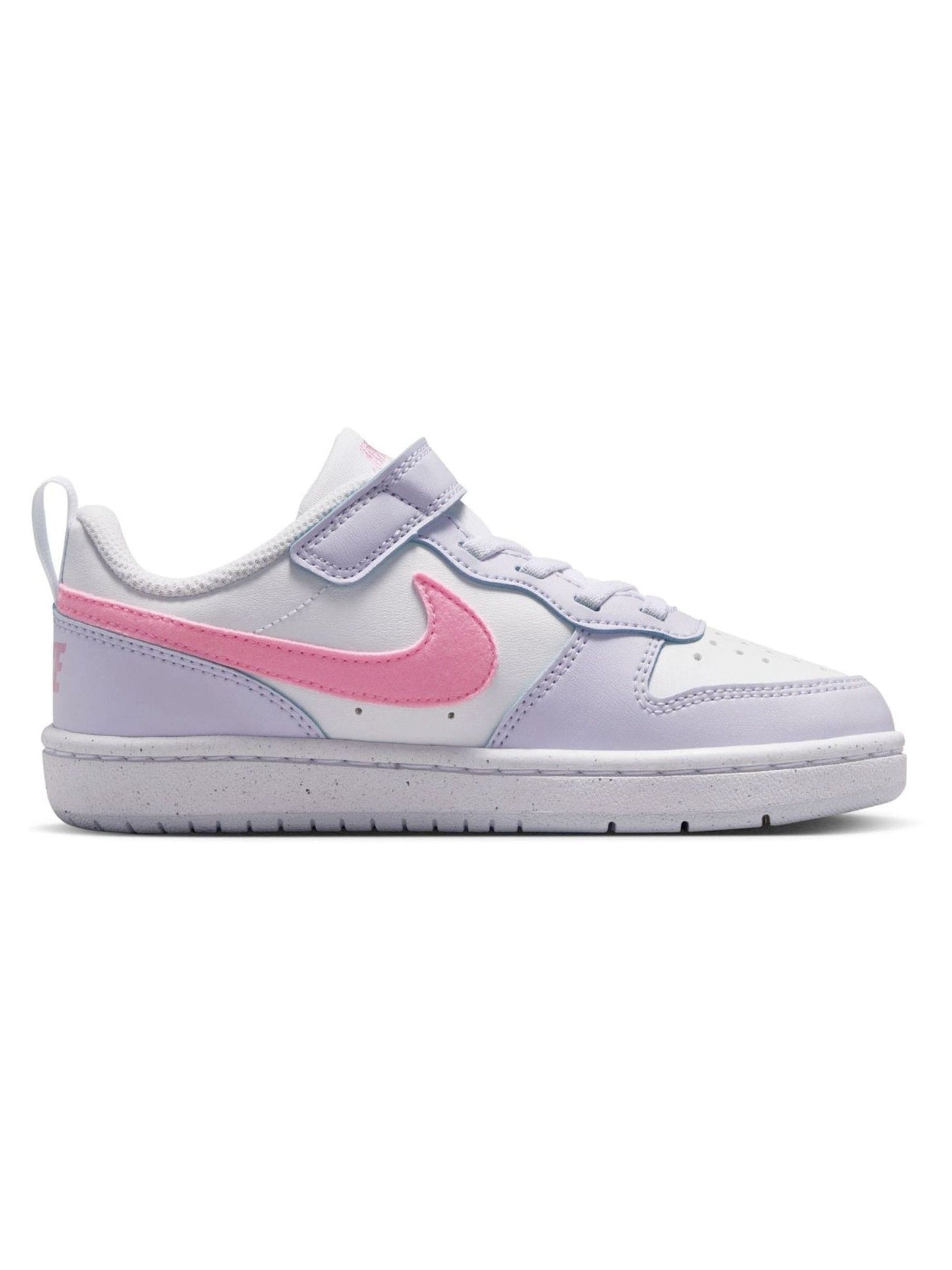 Nike Grey/Pink Rise Junior Court Borough Low Recraft Trainers image 3