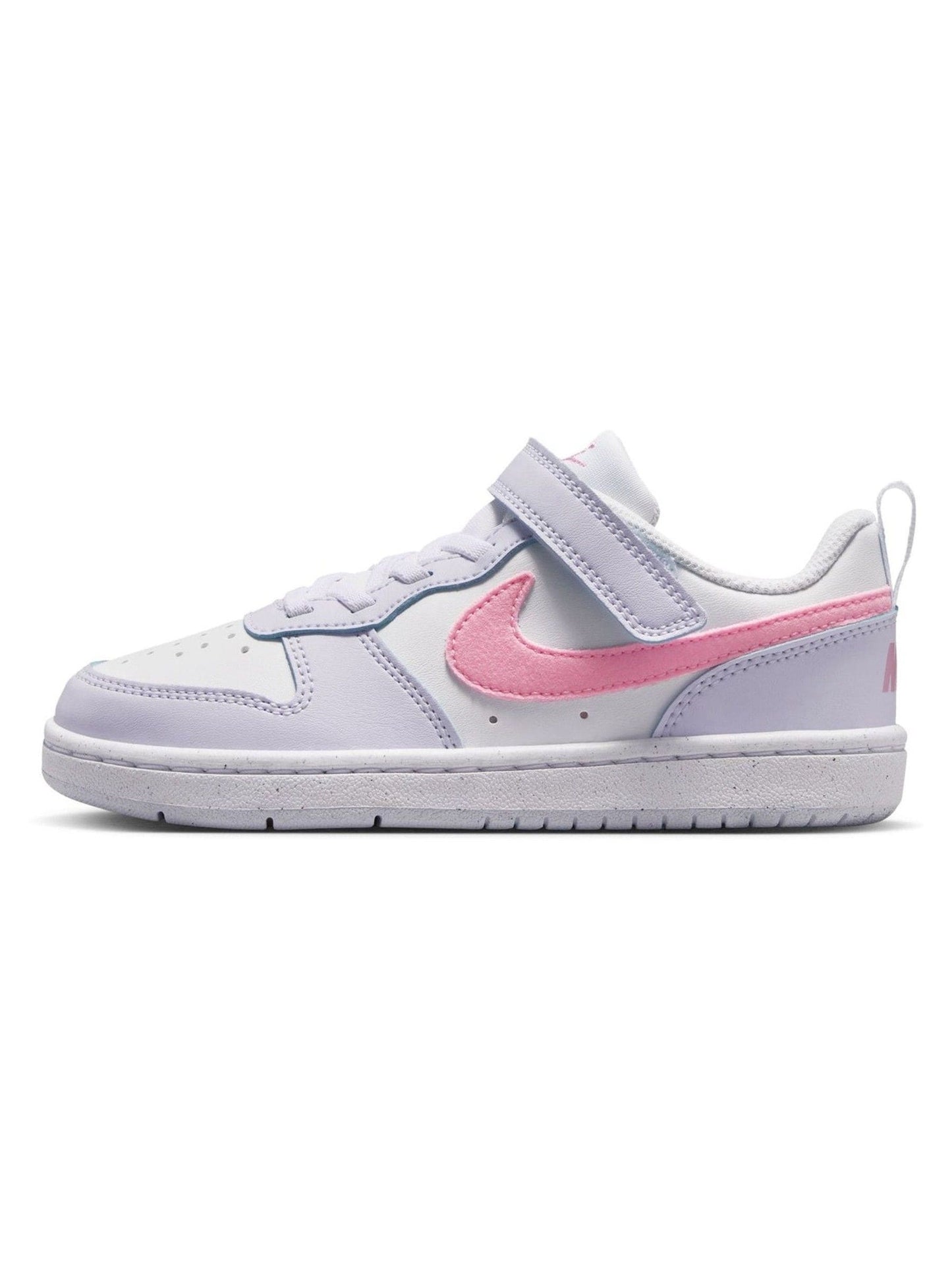 Nike Grey/Pink Rise Junior Court Borough Low Recraft Trainers image 4