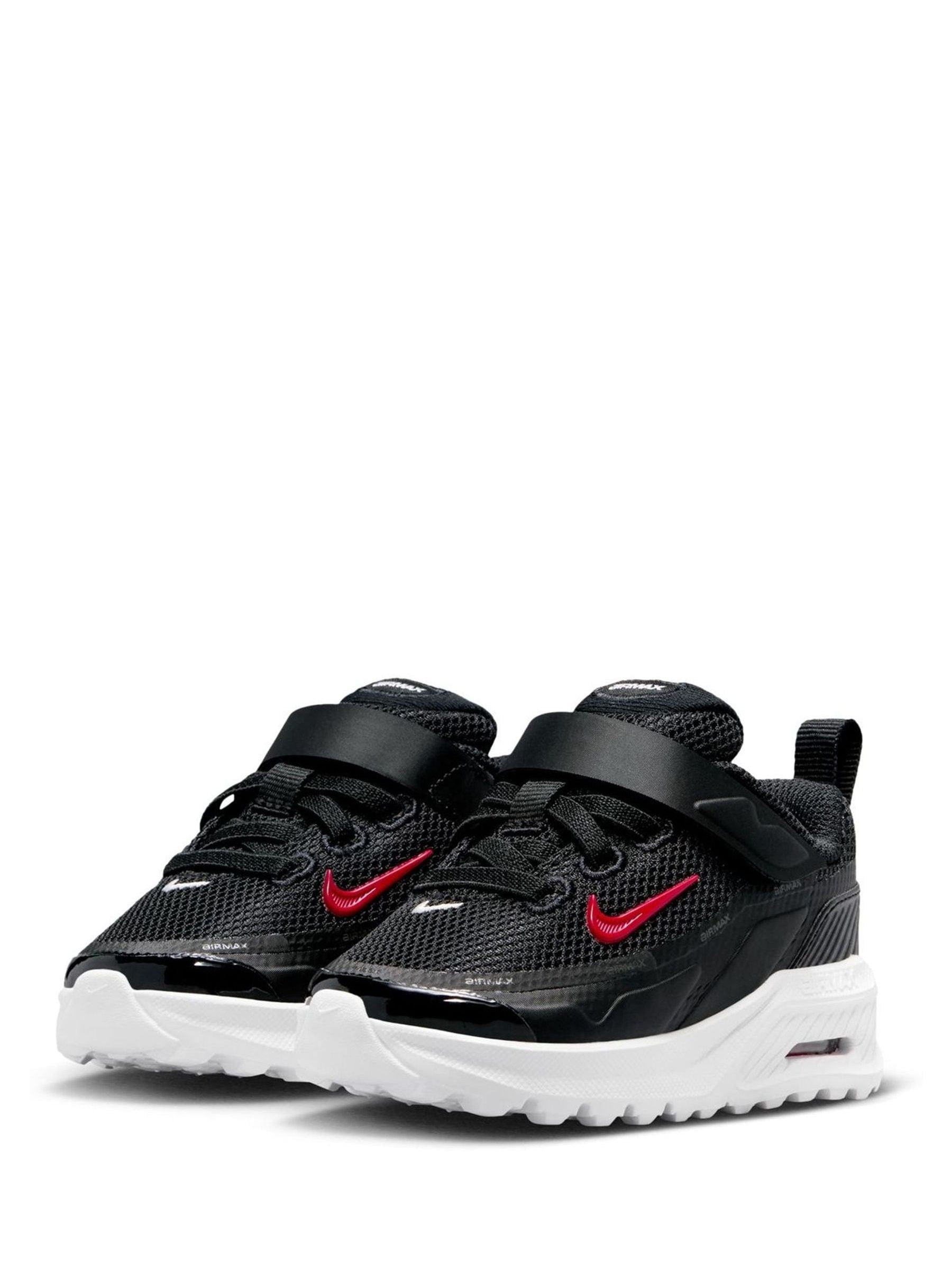 Nike Black/White Red Infant Air Max Bia Trainers image 2