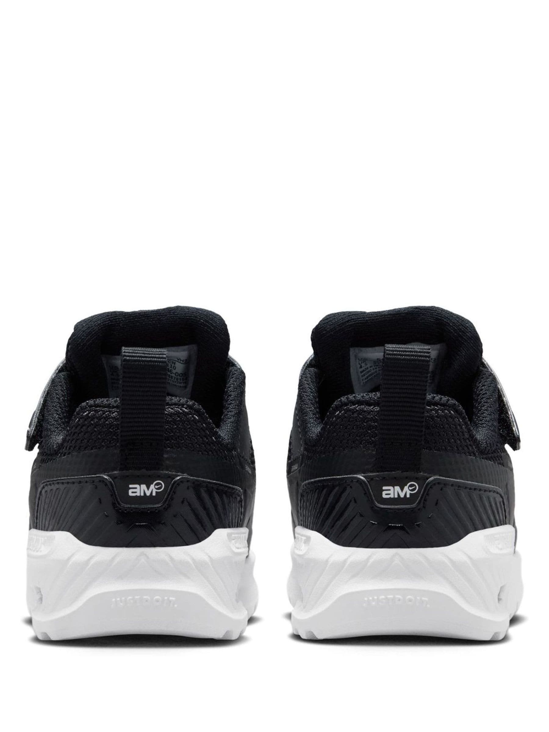Nike Black/White Red Infant Air Max Bia Trainers image 3