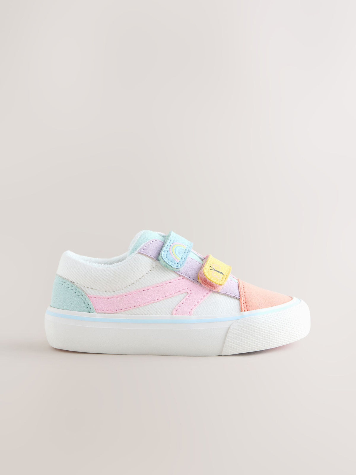 Dsiney Kidz - Multi Pastel Standard Fit (F) Touch Fastening Trainers image 4