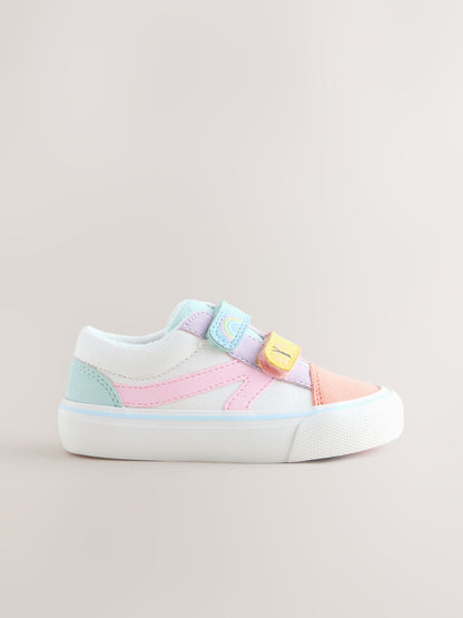 Dsiney Kidz - Multi Pastel Standard Fit (F) Touch Fastening Trainers image 4