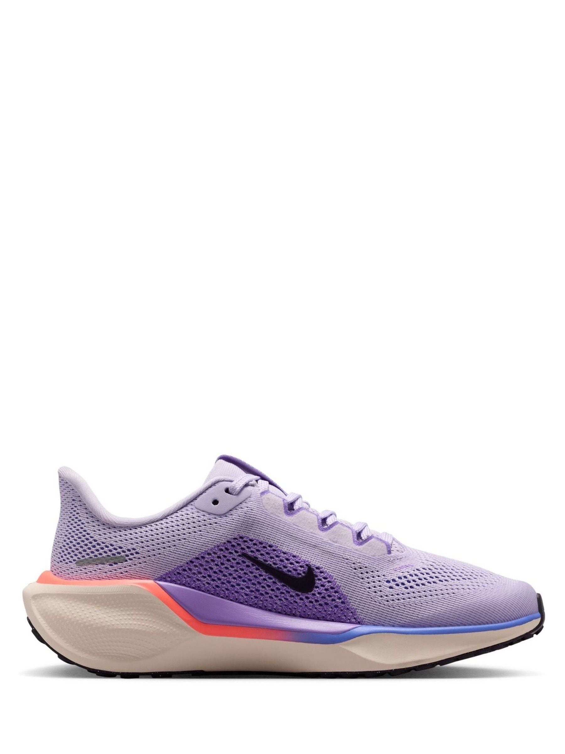 Nike Purple Violet Youth Air Zoom Pegasus 41 Running Trainers image 3