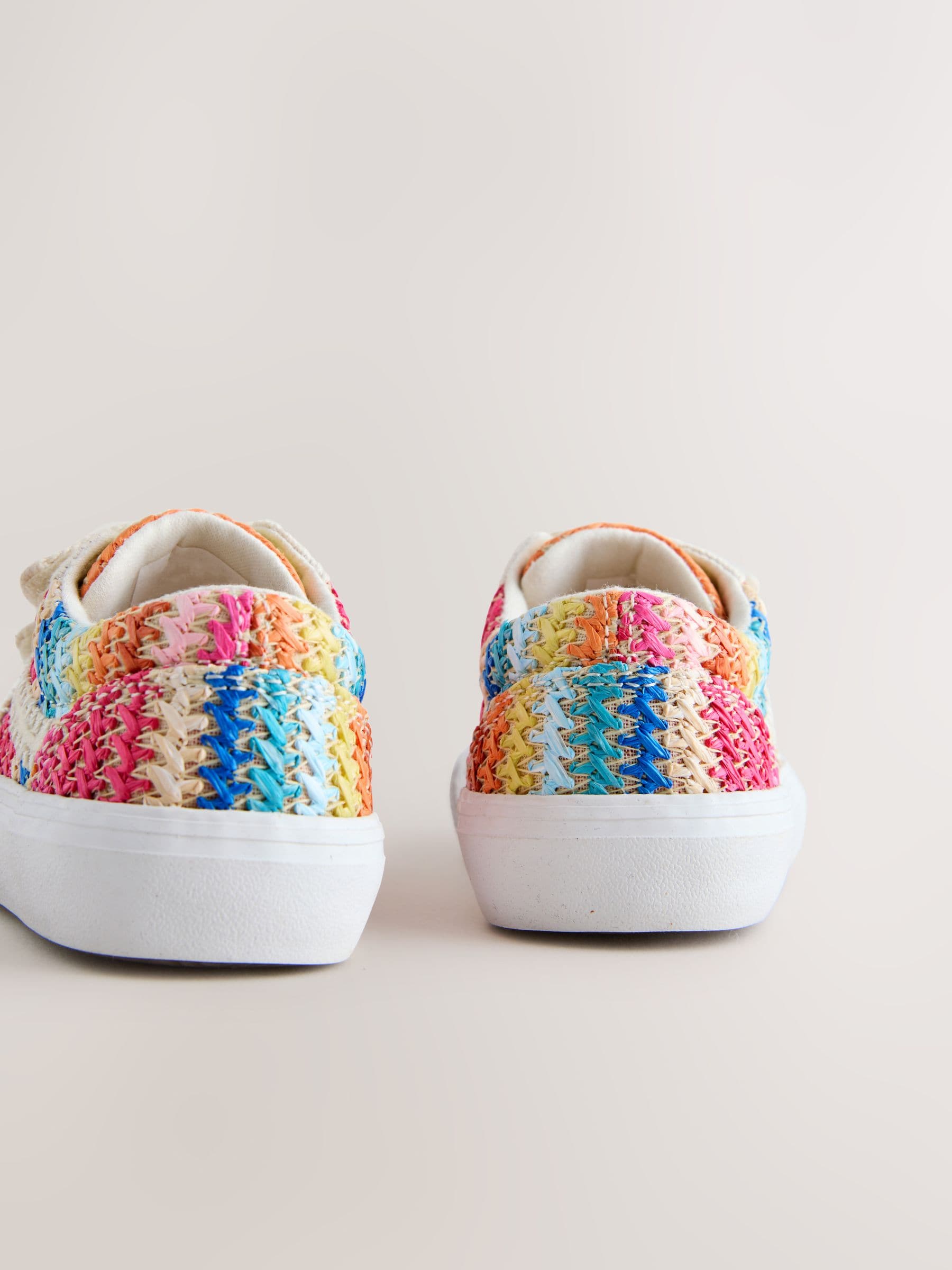 Rainbow Standard Fit (F) Touch Fastening Trainers image 5