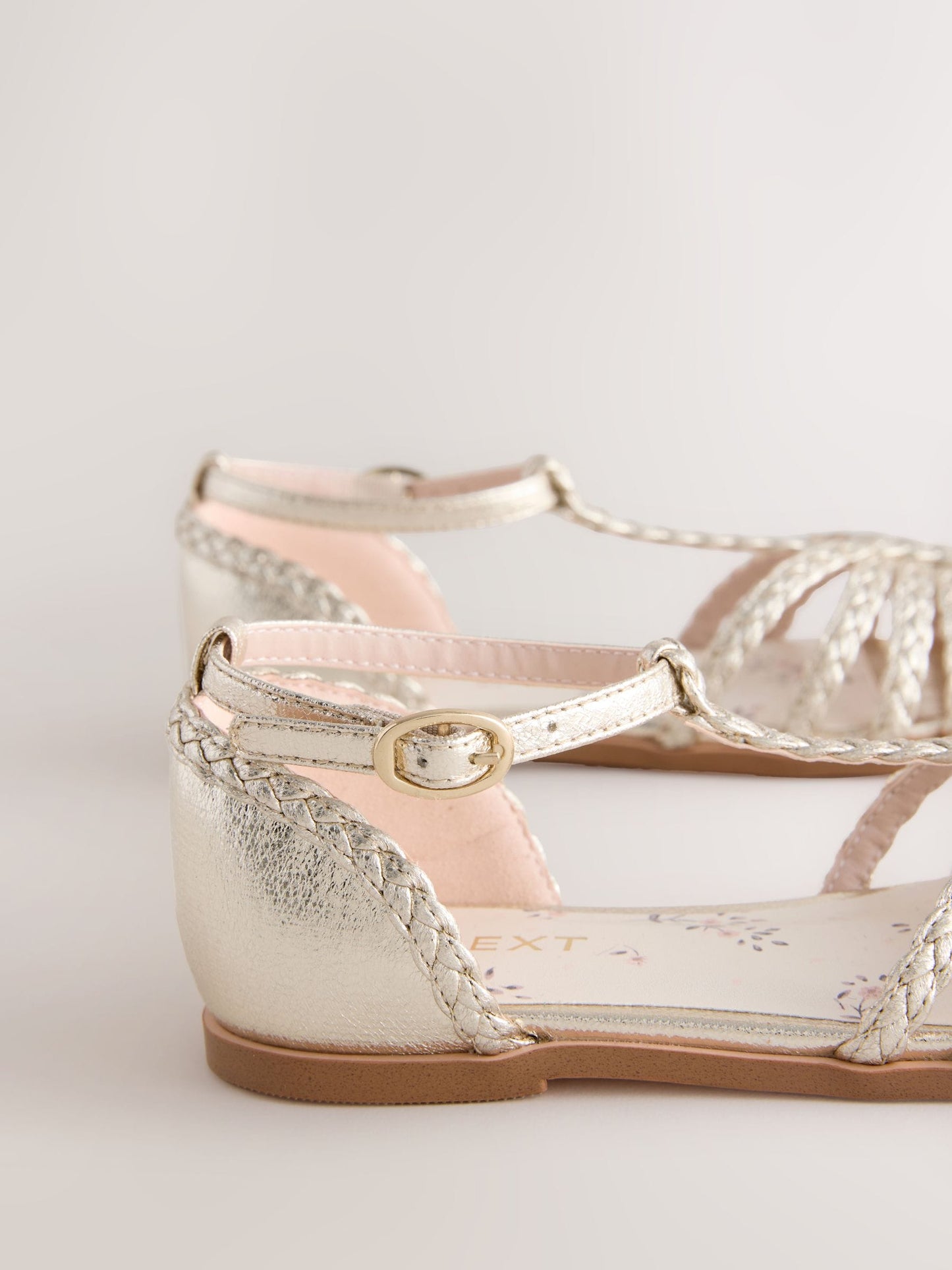 Gold Plaited Fisherman Sandals image 4