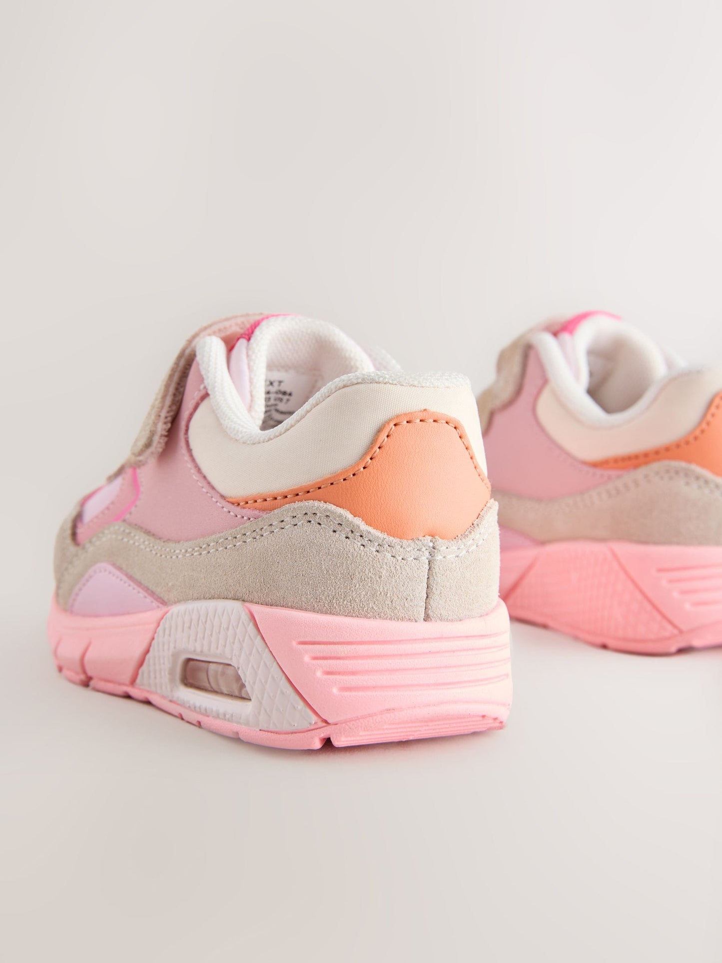 Pink Elastic Lace Chunky Trainers image 8