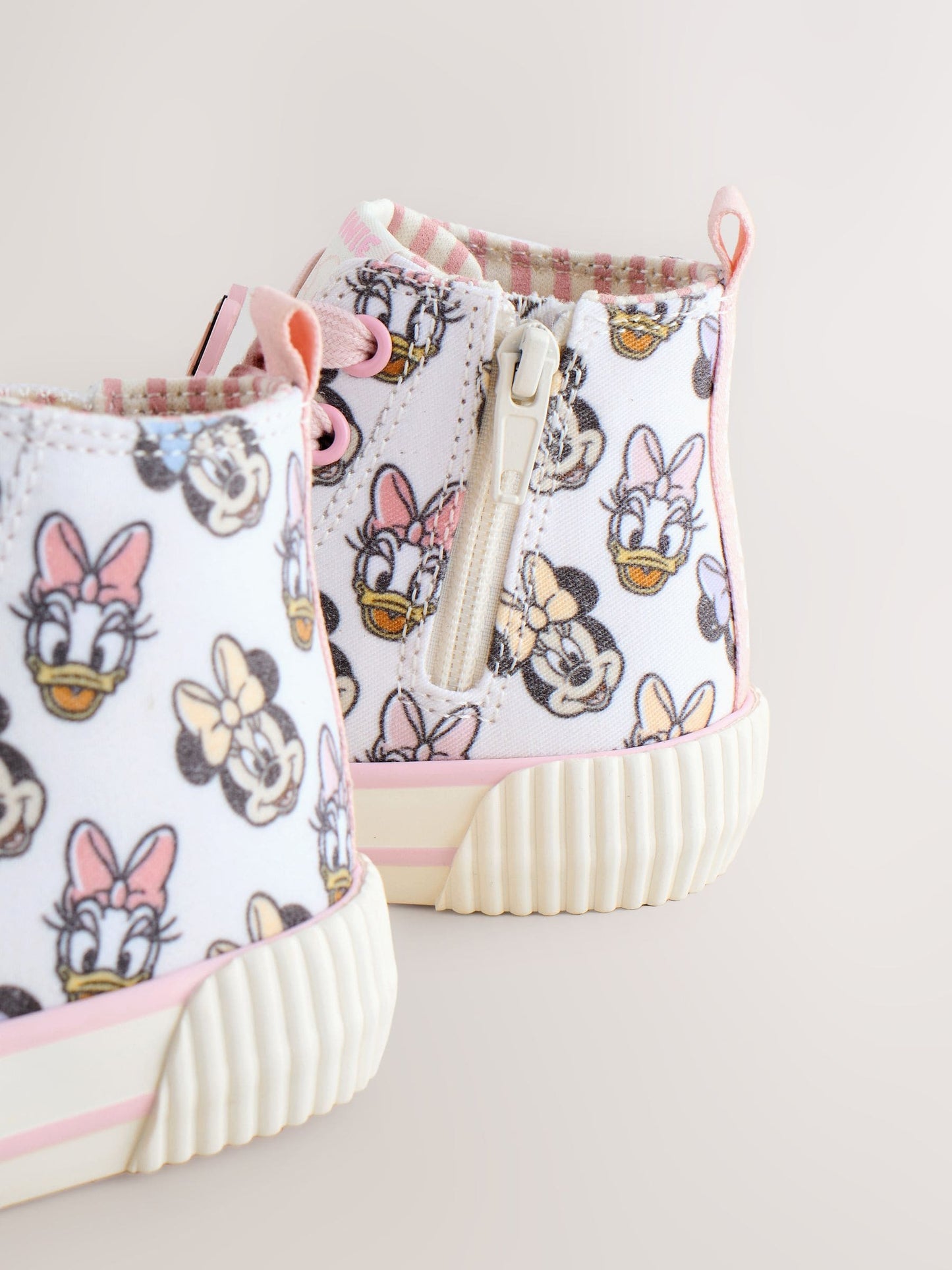 Cream Minnie Mouse High Top Trainers image 6