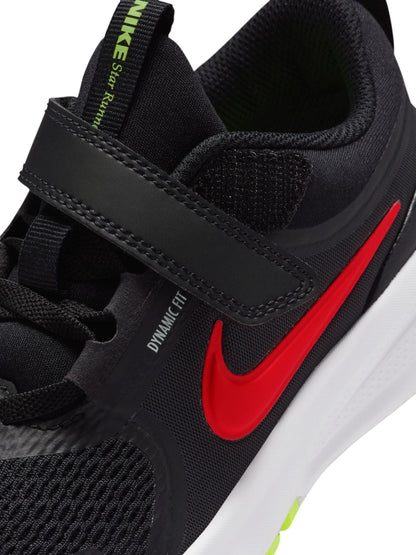 Nike Black/Red Volt Junior Star Runner 5 Trainers image 10