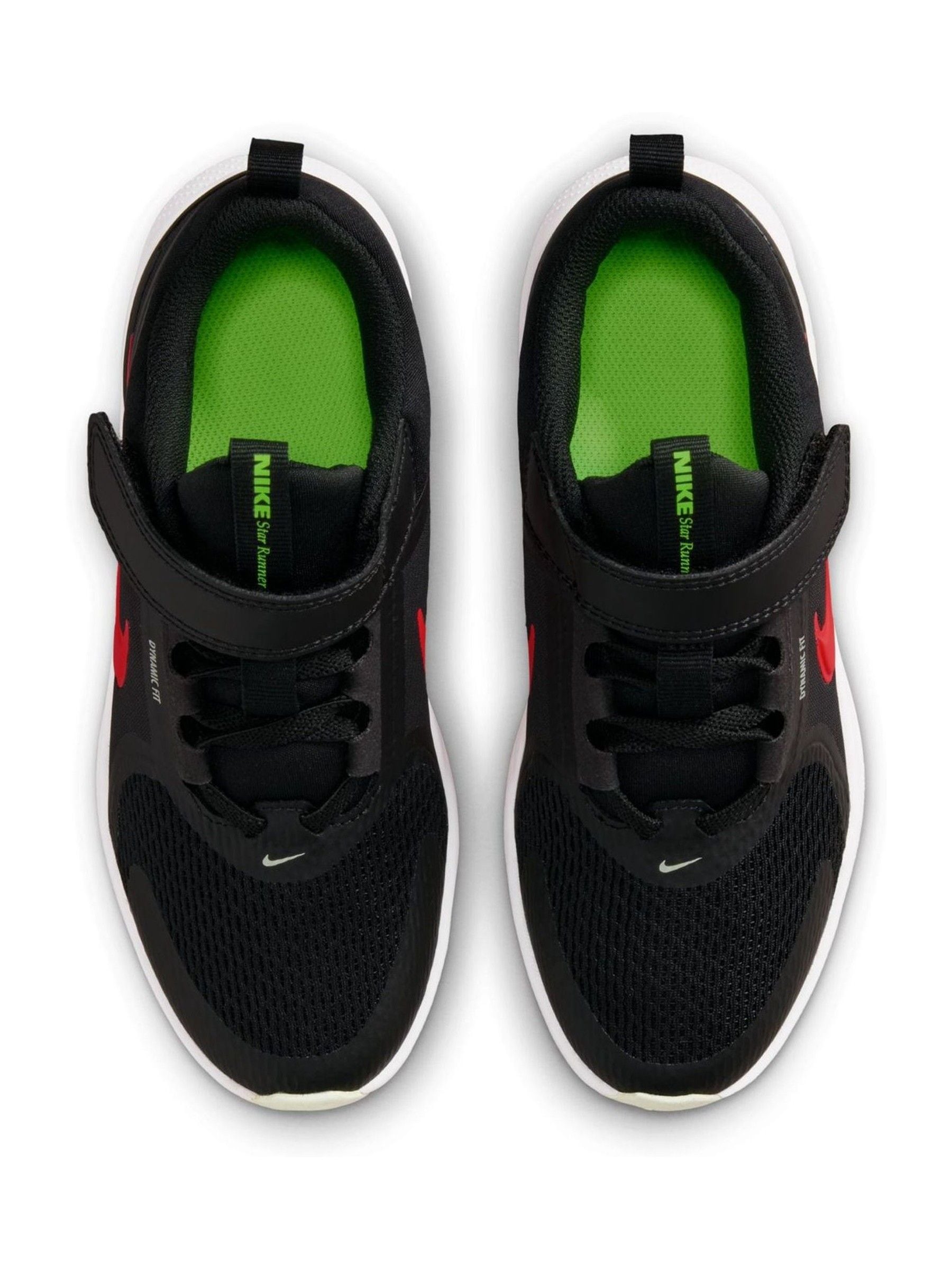 Nike Black/Red Volt Junior Star Runner 5 Trainers image 9