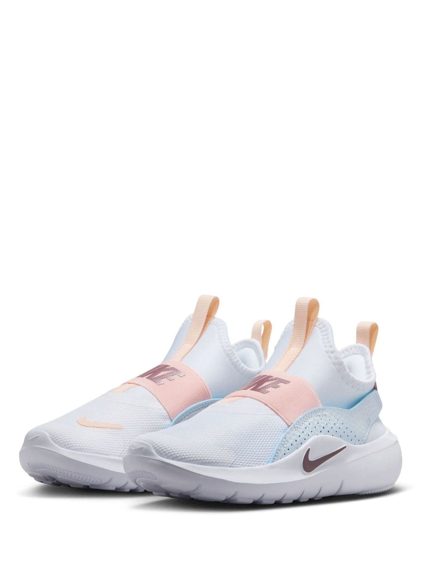 Nike White Peach Junior Flex Runner 4 Trainers image 5
