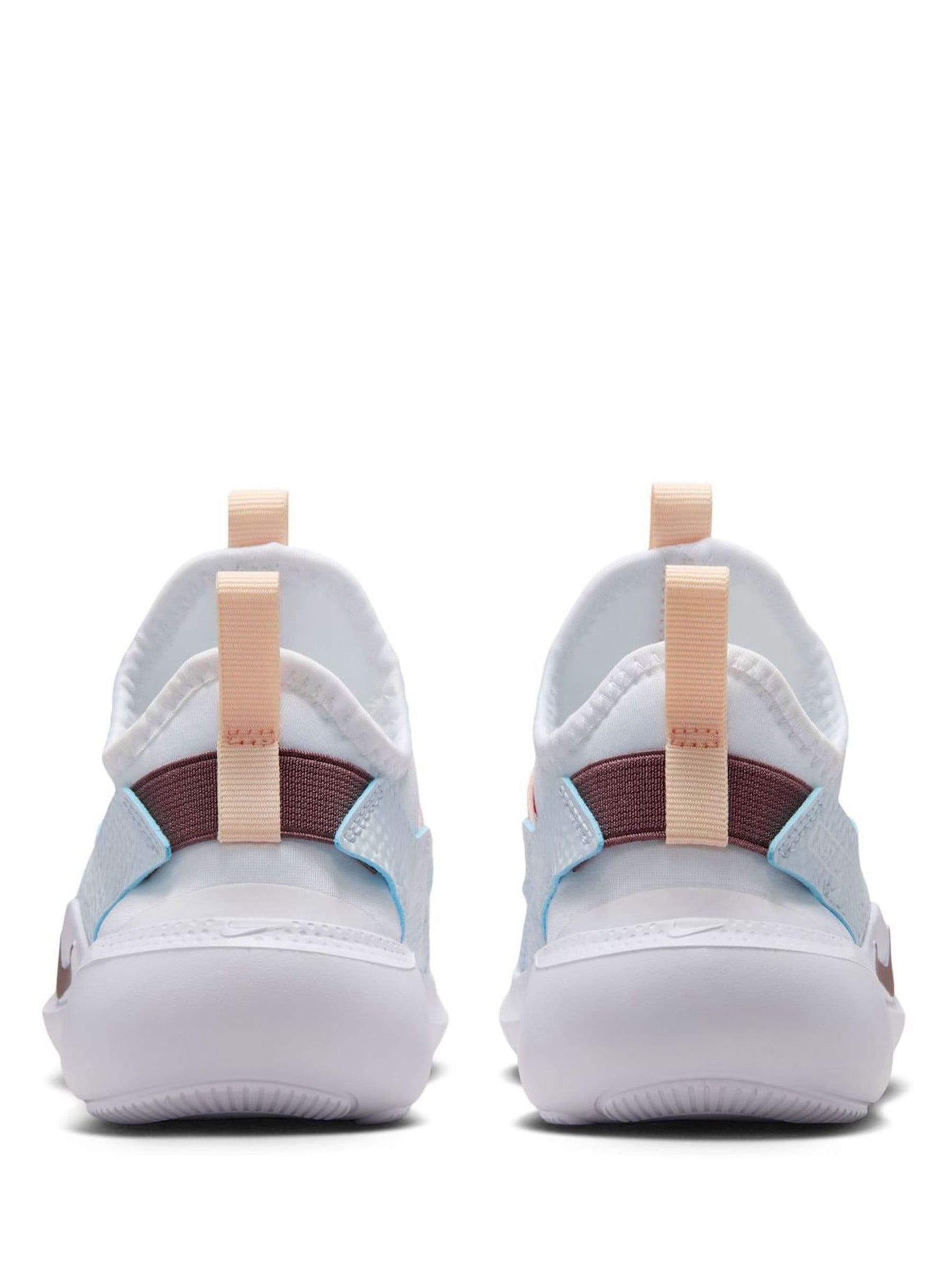 Nike White Peach Junior Flex Runner 4 Trainers image 6