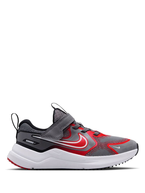 Nike Grey Red Junior Cosmic Running Trainers image 1