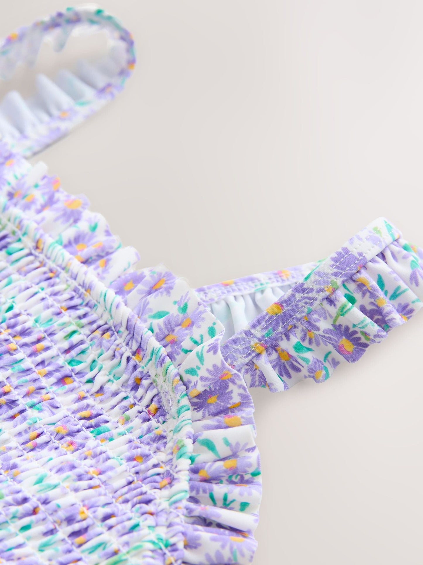 Laura Ashley Purple Everingham Meadow Spray Frill Bikini Set image 4