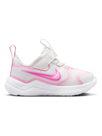Nike White/Pink Infant Cosmic Running Trainers image 3