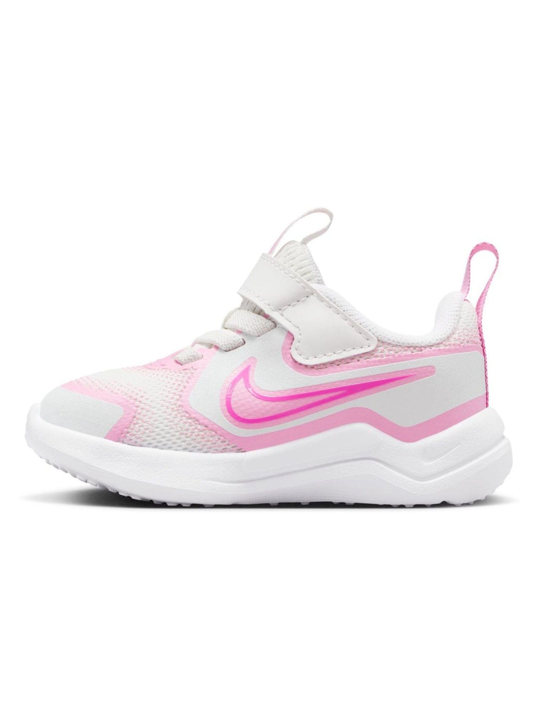 Nike White/Pink Infant Cosmic Running Trainers image 4