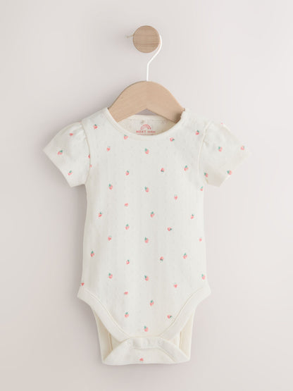 Denim Pinafore Baby Short Sleeve Bodysuit 2 Piece Set (0mths-2yrs) image 8