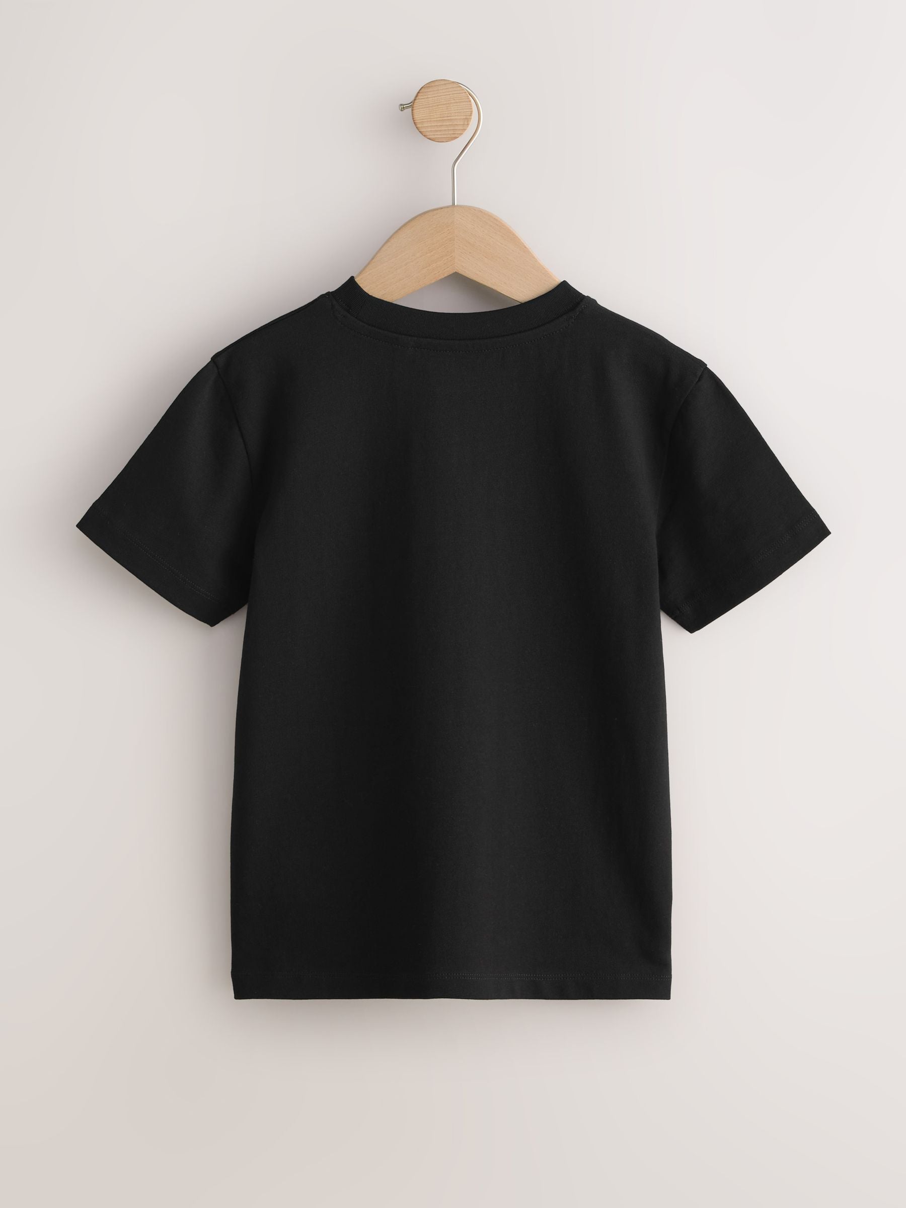 Dsiney Kidz - Black Regular Fit Short Sleeve T-Shirts 3 Pack (3-16yrs) image 3