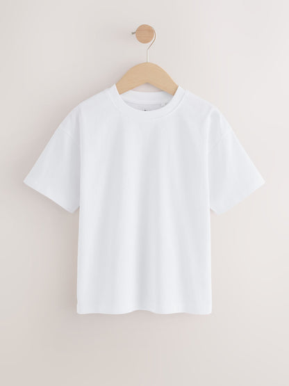 Dsiney Kidz - White Relaxed Fit Short Sleeve T-Shirts 3 Pack (3-16yrs) image 2