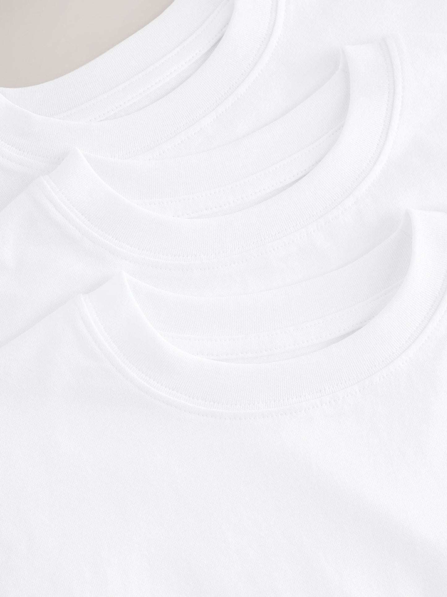 Dsiney Kidz - White Relaxed Fit Short Sleeve T-Shirts 3 Pack (3-16yrs) image 6