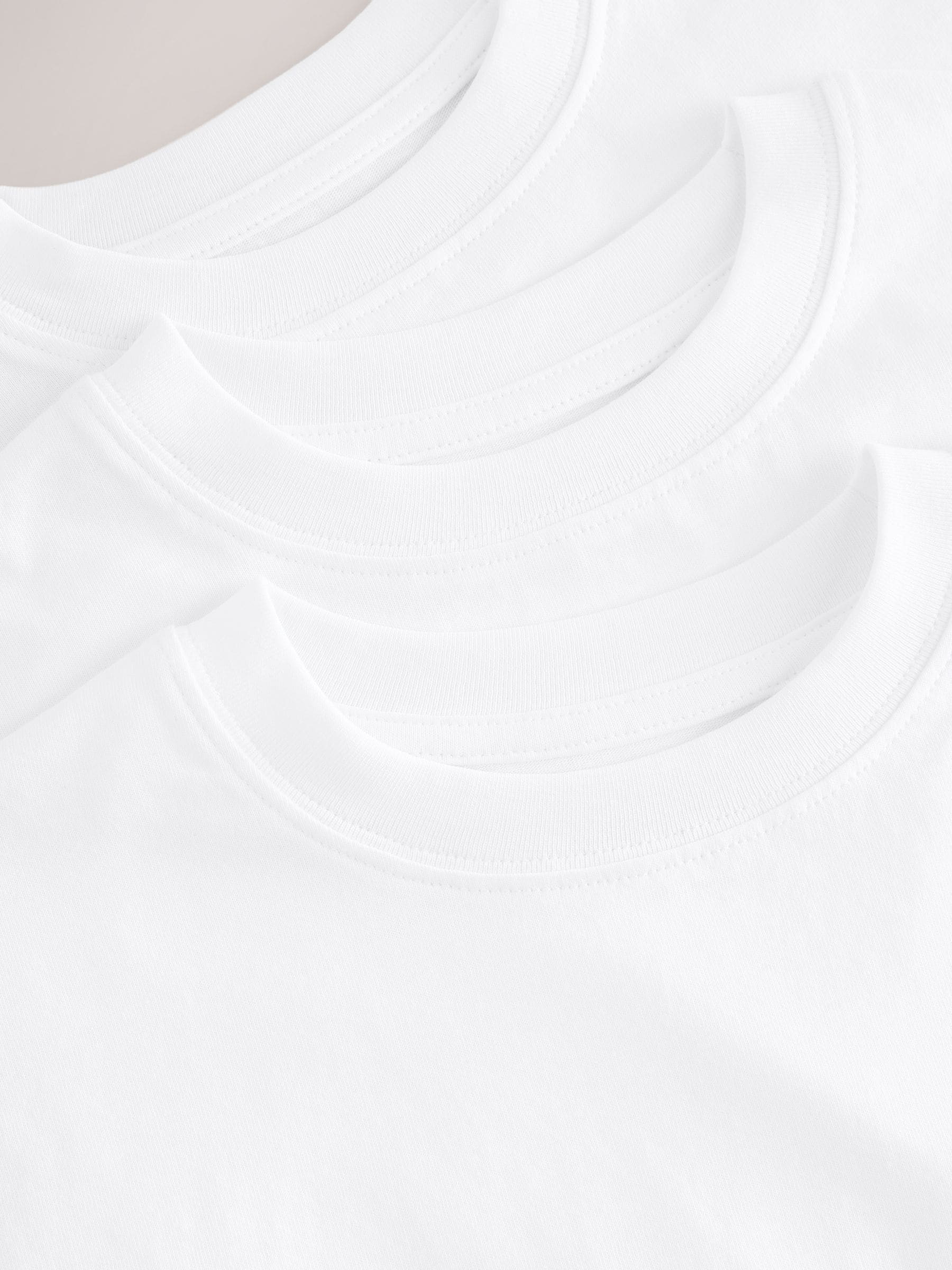 Dsiney Kidz - White Relaxed Fit Short Sleeve T-Shirts 3 Pack (3-16yrs) image 6