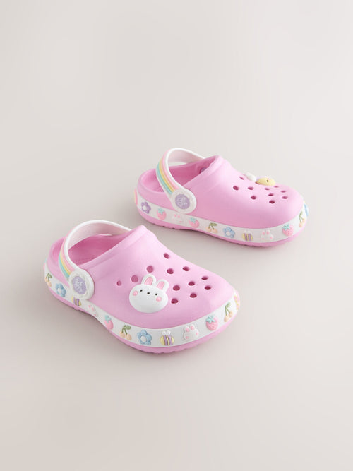Pink Standard Fit (F) Character Clogs image 1