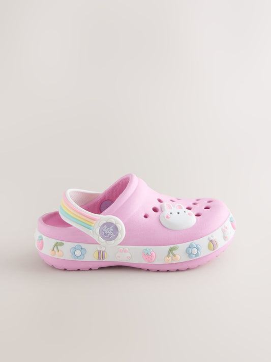 Pink Standard Fit (F) Character Clogs image 2