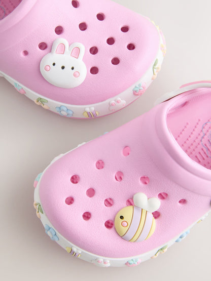 Pink Standard Fit (F) Character Clogs image 4
