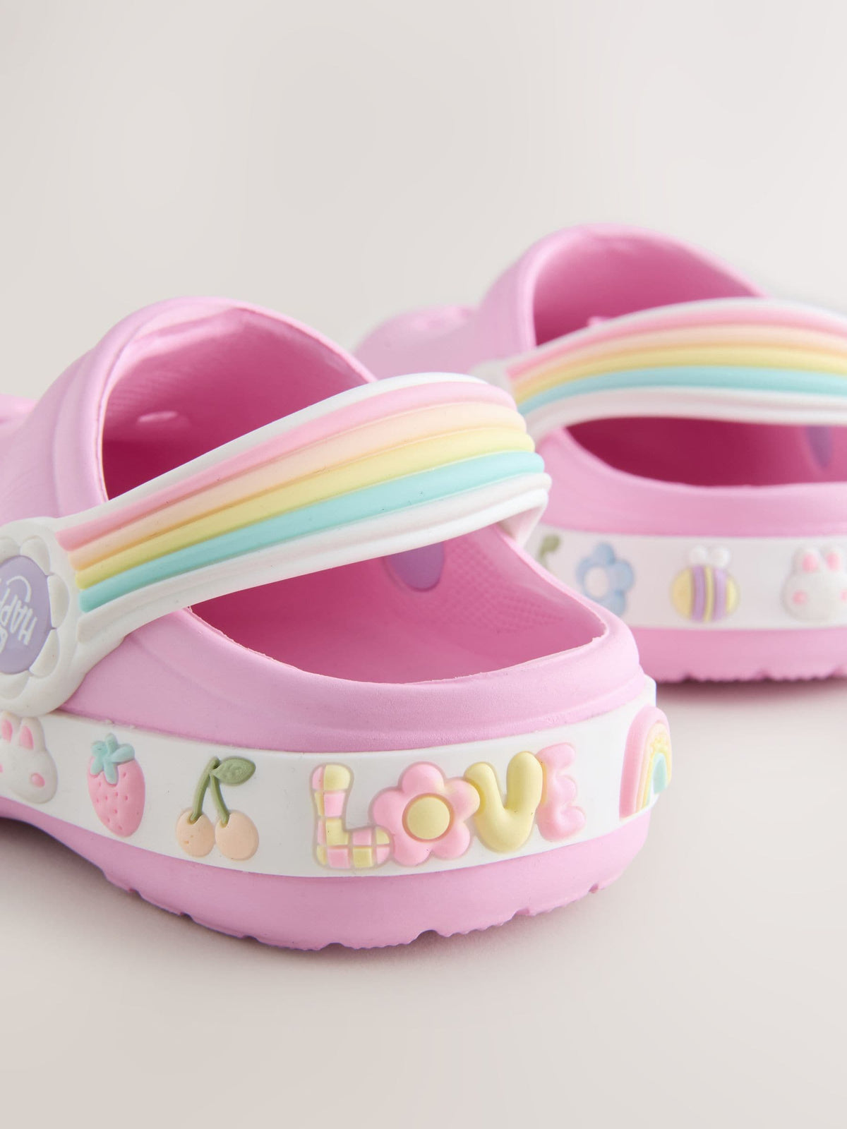 Pink Standard Fit (F) Character Clogs image 6