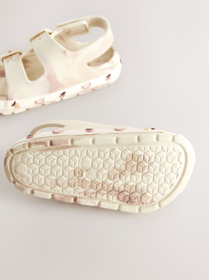 Cream Character Double Buckle Eva Sandals image 3
