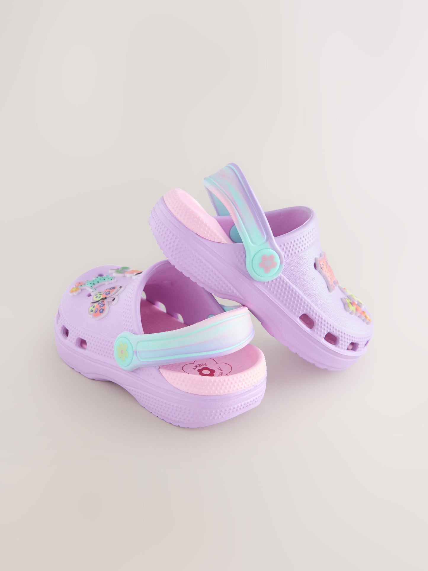 Lilac Purple Animal Character Clogs image 4