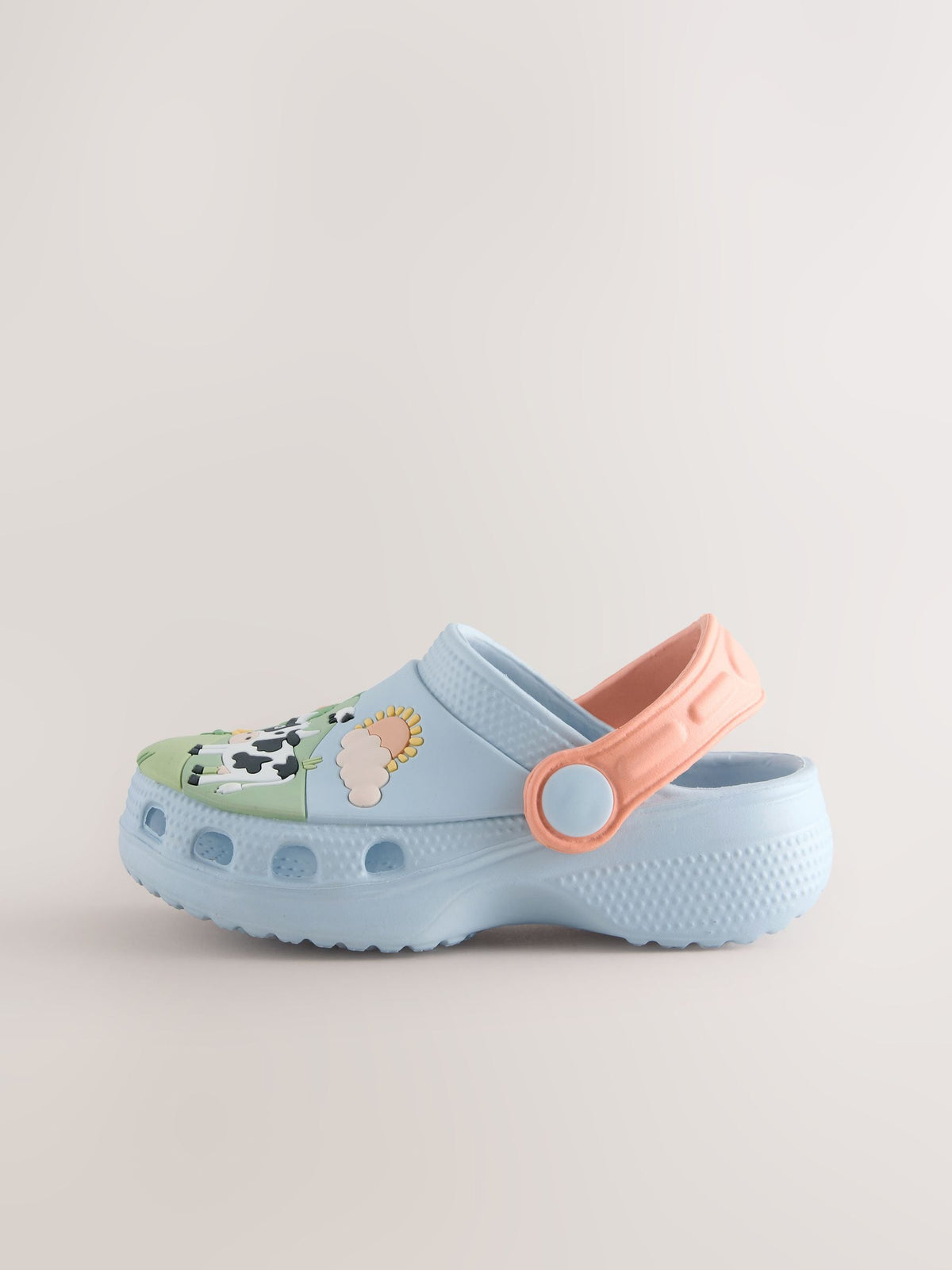 Blue/Green Farm Standard Fit (F) Character Clogs image 3