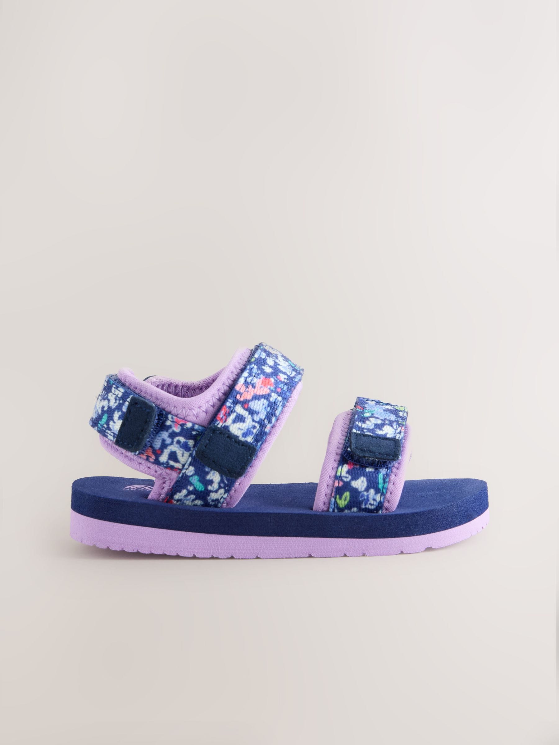 Navy Floral Trekker Sandals image 2