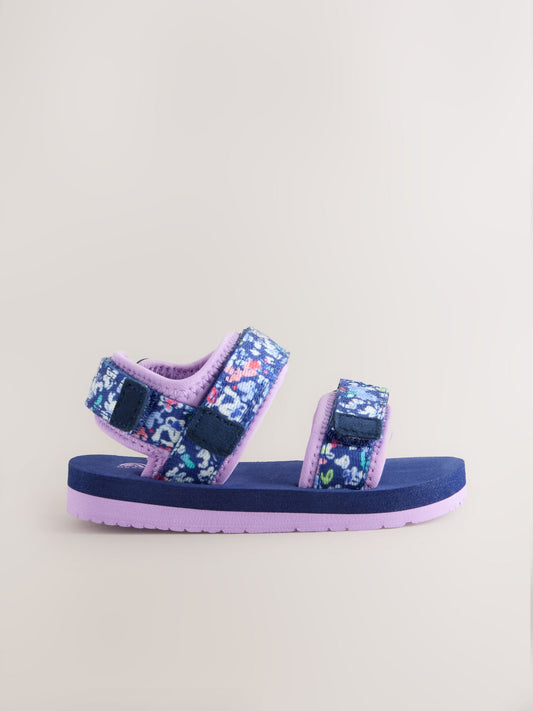 Navy Floral Trekker Sandals image 2