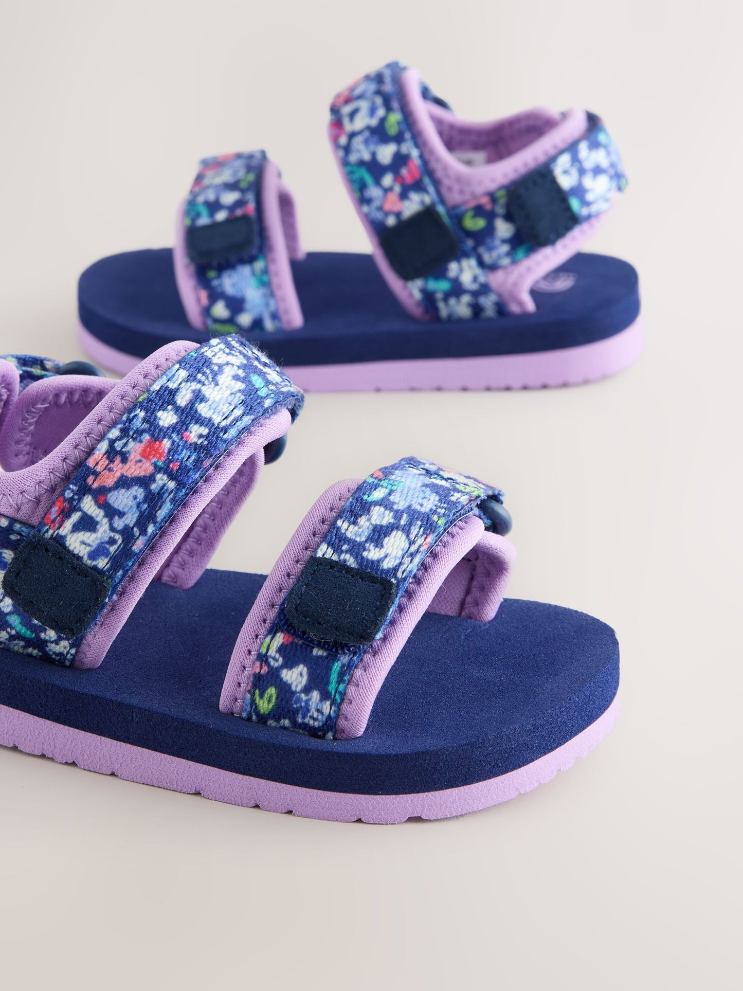 Navy Floral Trekker Sandals image 3
