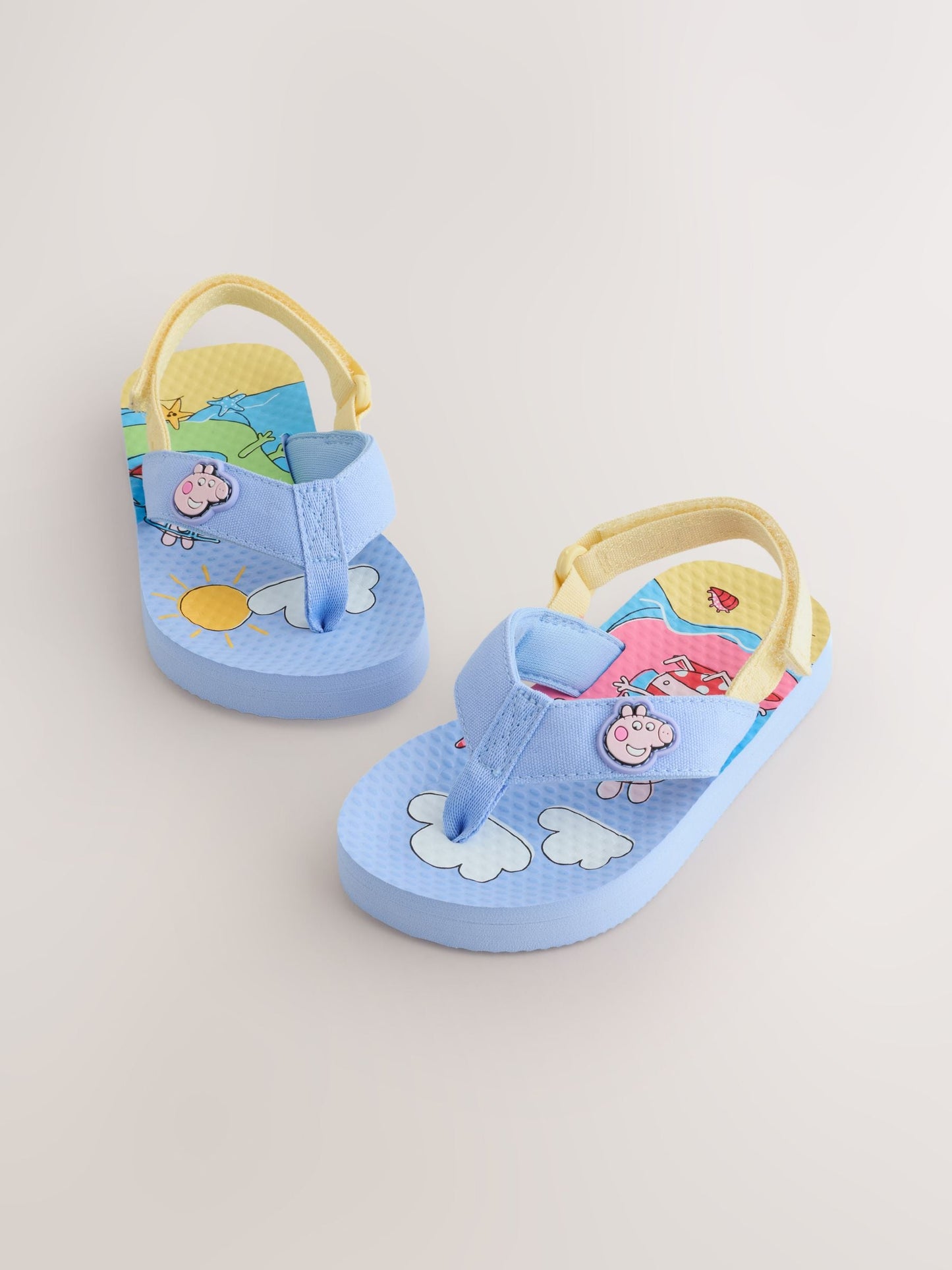 Blue Peppa Pig Flip Flops image 1