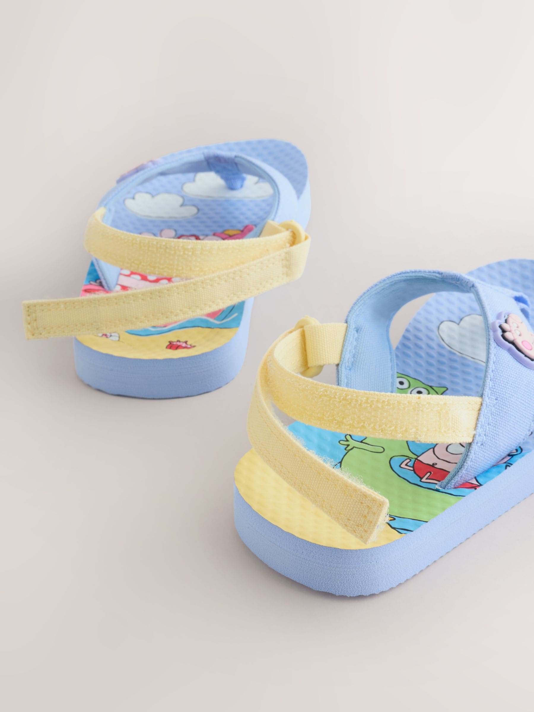 Blue Peppa Pig Flip Flops image 3