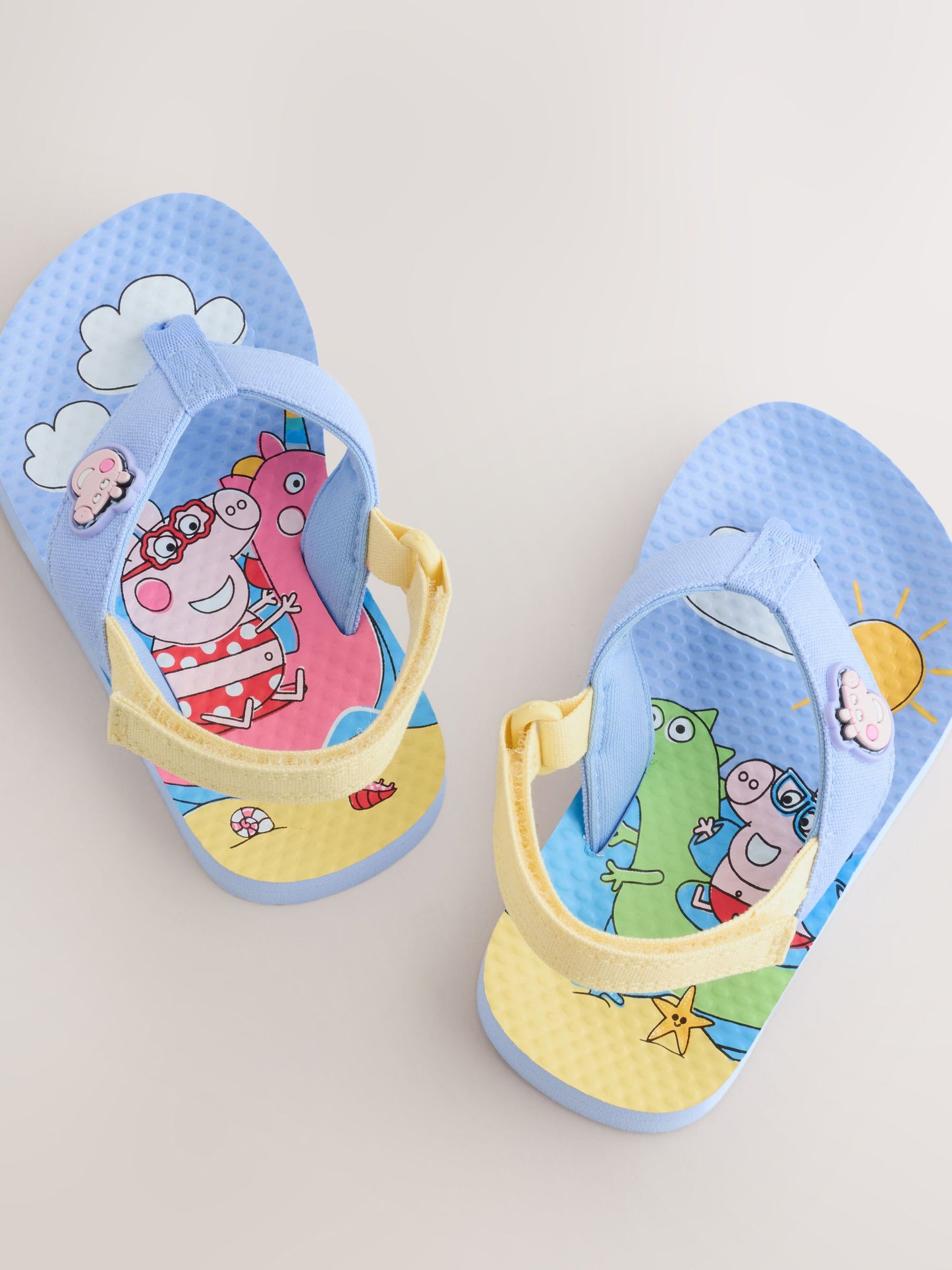 Blue Peppa Pig Flip Flops image 5