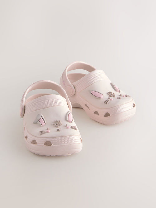 Pink Bunny Standard Fit (F) Character Clogs image 1