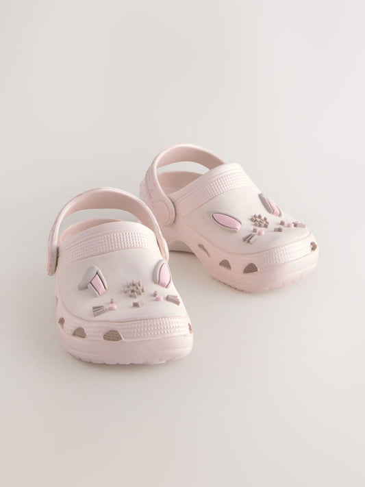 Pink Bunny Standard Fit (F) Character Clogs image 1