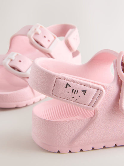 Pink Double Buckle Eva Sandals image 4