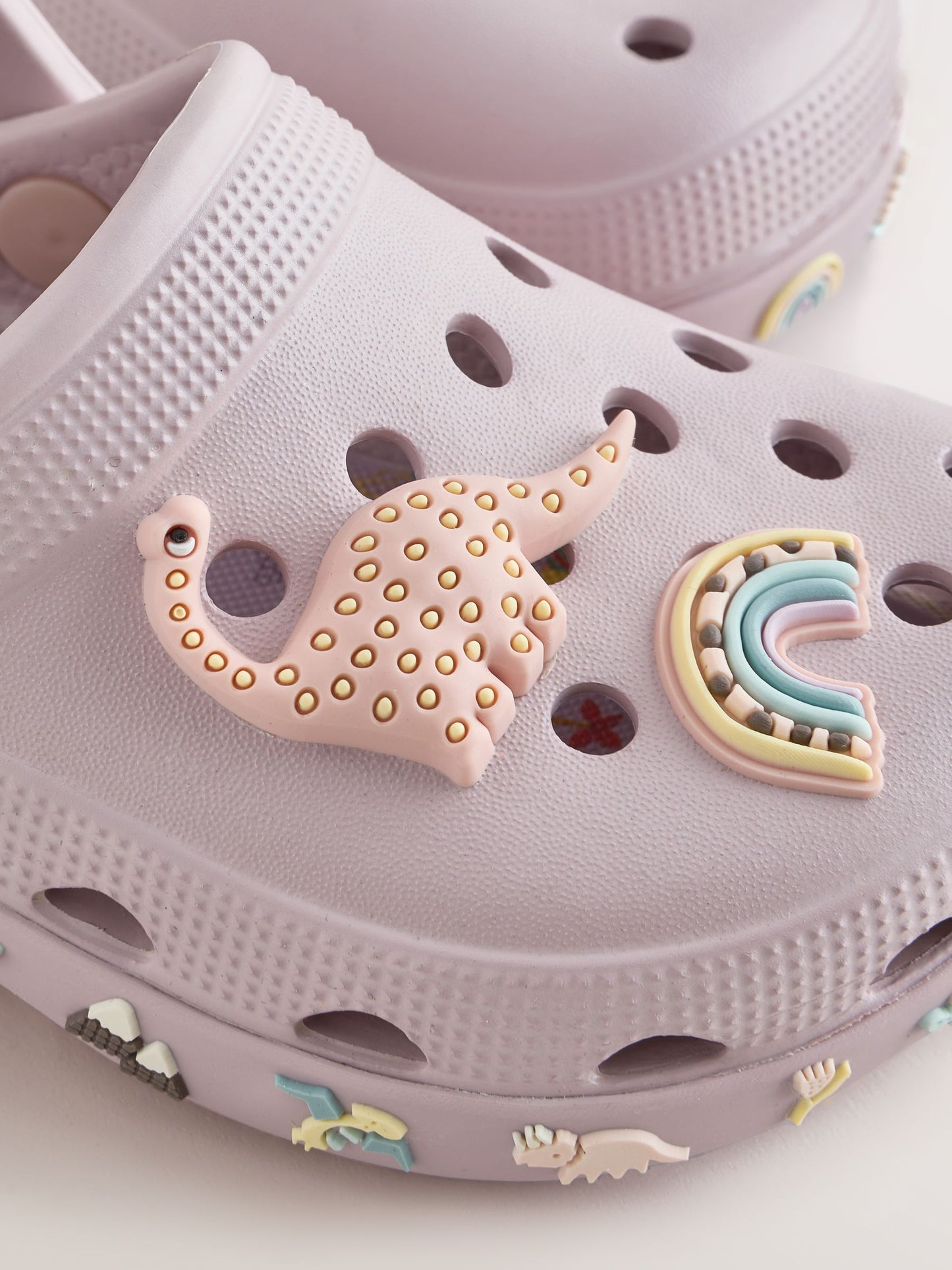 Purple Dinosaur Character Clogs image 5