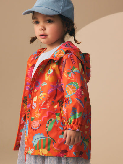 Dsiney Kidz - Orange Character Shower Resistant Printed Raincoat (3mths-7yrs) image 1